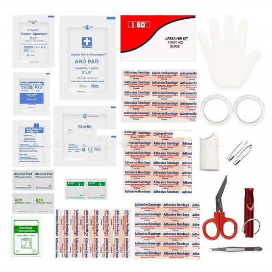 Lightweight Protection. 85-Piece Essential First Aid Kit